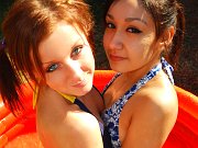Two nonnude lesbian bikini teens oil each other all up - 16 lesbians Pictures