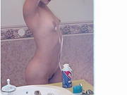 Spy on a latina teen in the bathroom - 15 voyeur Pictures