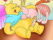 Winny the Pooh and his friends get dirty - 10 cartoons Pictures